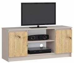 TV staliukas Akord RTV, kašmyro sp./artisan oak sp., 40 cm x 120 cm x 55 cm