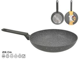 Keptuvė Kitchen&GO Granite Effect, Ø 26 cm, aliuminis, pilka sp.