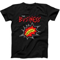 The Business Smash The Discos Punk Rock Music Tee Black T Shirt 611 XL red