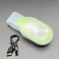 1 Set Clip-On Bike Backpack Warning Lamp Mini Rechargeable Magnetic Silicone LED Safety Light For Outdoor Sport Camping Hiking A1