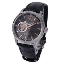 Orient ORIENTSTAR wristwatch mechanical automatic (with manual winding) semi-skeleton leather strap made Japan international warranty 2 years mens black