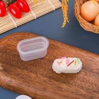 Ryžių kamuoliuko forma Sushi forma Japonijos Nigiri Sushi forma Ryžių kamuoliuko nelipni slėgio laikymo dėžutė Pietų dėžutė Pietų įrankis „Pasidaryk pats“ virtuvė gray