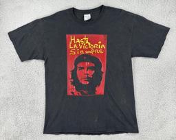 Vtg Hasta La Victoria Siempre Ernesto Che Guevara Argentina Large Black T Shirt M red
