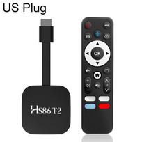 HS86 T2 Android 14 Mini HD TV Stick with Remote Control, 2GB+16GB, RK3518 Cortex-A53 Quad-Core UK Plug juoda