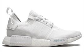 Adidas NMD_R1 Primeknit 'Monochrome' BA8630 46 white