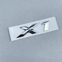 3D ABS Juodo chromo Automobilio raidės Galinės bagažinės emblema Ženklelis X1 X2 X3 X4 X5 X6 X7 Logotipas BMW E70 Z72 E53 F15 G05 Lipdukai Lipdukas Stilius gray