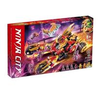Ninjago Kai auksinis atakos transporto priemonės Kristalinis karalius konstravimo kaladėlių žaislų rinkinys