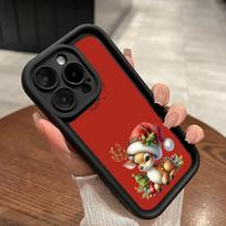 Sky Eye Ladder Soft Case for Samsung A06 A15 A25 A35 A55 A14 A24 A34 S23 S24 FE All Samsung models Phone Cases Cover NY40 Santa Claus Christmas tree OPPO A38 4G(A18) red