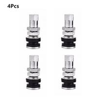 4Pcs TR161 Car Bolt In Tyre Valve Tire Metal Tubeless Clamp In Wheel Rim Rubber white