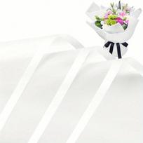20 Counts Gold Edge Fresh Flowers Wrapping Paper, DIY Crafts, Gift Packaging Or Gift Box Packaging, Waterproof Flower Wrapping Paper 22.8X22.8 Inches 20P
