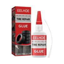 EELHOE Tire Repair Adhesive 50ml - Car Tire Scratch Repair, Tire Crack Filling, Easy Tire Repair red