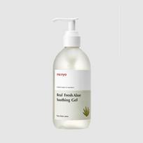 Manyo Aloe Soothing Gel Fresh Aloe Vera Juice Calming Hydrating Gel 300mL white