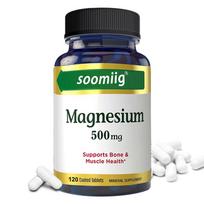Magnesium 500 mg - Highly effective formula for bone and muscle health. 120 capsules. 120 Capsules