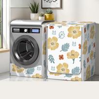 Oxford Fabric Dust Cover for Washing Machine Cute Printed Anti-corrosion Cover Durable Waterproof Cover Suitable for Automatic Drum Washing Machines 60x85x52cm  VOL 4.5~7.5kg
