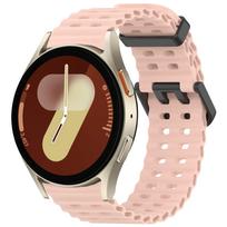 Ocean Band for Samsung Galaxy Watch 7 FE 5 6 4 Classic 5 pro 40 44mm NO Gaps Silicone Bracelet correa Galaxy Watch6 watch4 Strap Watch 4 classic 42mm geltona