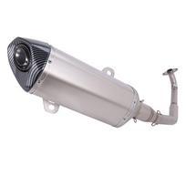 Slip On For HONDA ADV160 ADV 160 2024 2025 2026 Full System Motorcycle Exhaust Modify DB Killer Espace Muffler Front Link Pipe Multi-piece gray