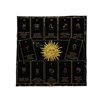 Velvets Fortune Tell Cloth Nonslip Elastic Edges Bold Mysterious Designs Portable Ritual Accessory A 50x50cm