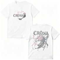 Japanese Anime Soul Eater Crona T Shirts Men's Women Clothing Fashion Oversized T-shirt 100% Cotton Casual Short Sleeve T-shirts L white