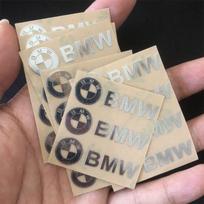 3D BMW emblema Automobilio metalinė emblema Dekoratyvus lipdukas Ženklelis Decal skirtas BMW X1 X3 X5 X6 1 3 5 7 serijoms E30 E34 E36 E46 F87 F30 F20 F14 gjvc84 gray