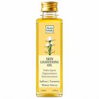 Auravedic Skin Lightening Oil Turmeric and Winter Cherry face oil for Dark Spots