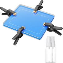 Card Press Plate Set with Spring Fasteners and Bottles for Use 55KF CN gray