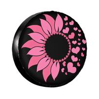 1-Pack Charming Floral Design Spare Tire Cover, Compatible With 14-inch, 15-inch, 16-inch, And 17-inch Tires, Ideal For Jeeps, T 14inch