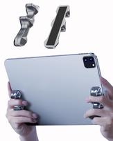 Non slip silicone tablet gamepad Z24A silicone mobile game grip gray a pair pilka