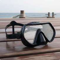 Nose Cover Snorkel Facepiece Panoramic View Silicone Diving High Clearness Water Sports Clear Black Yellow gray
