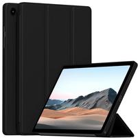 Case for Samsung Galaxy Tab A9 A11 Plus A7 Lite A8 S6 Lite S7 S8 S9 S10 FE S10 Lite Trifold Stand Cover with Soft TPU Back Shell Tab A9 white