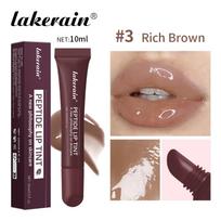 10ml Peptide Lip Treatment Moisturizing Lip Mask Gel To Remove Dead Skin Lipstick Base Lip Cream Women Lip Care Mask gray