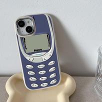 skirtas iPhone 13 14 15 Pro Max Samsung Galaxy A14 A15 A24 Xiaomi 13T Redmi 12C Soft Chubby telefono dėklas A46 Juokingas retro mygtuko dizaino TPU dangtelis Redmi Note 10