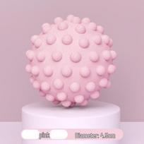 Yoga Peanut Massage Ball for Plantar Fascia, Back, Shoulder, Neck, Waist, and Leg Muscle Relaxation pink