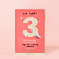 [Numbuzin] *renewal* No.3 Tingle-Pore Softening Sheet Mask (4ea) beige