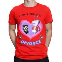 Men Spamton And Tenna Child Of Divorce Deltarune Game T Shirts  Pure Cotton Tops Vintage Short Sleeve O Neck Tees Summer TShirt 4XL pink