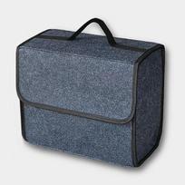 Foldable Car Trunk Storage and Tool Bag 45*15*24 cm gray