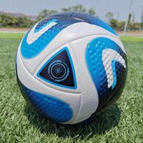 Naujas mašinos lipdukas Nr. 5 Futbolo Sprogimui Atsparus Ir Dilimui Atsparus PU Besiūlis Karšto Lydymo Suaugusiųjų Jaunimo Studentų Žaidimo Treniruočių Kamuolys No. 5 ball (for regular 11-a-side use) mėlyna