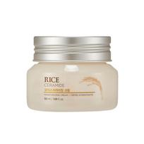THE FACE SHOP Rice & Ceramide Moisturizing Cream | Brightening & Deep Hydration | 50ml white