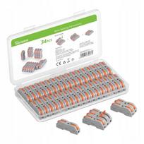 Laidų greitosios jungtys Sonoff D1_1, 34 vnt., 0,5–4 mm², 250 V, 32 A