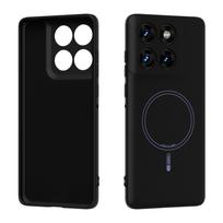 Offical Phone Case For Motorola Moto Edge 60S 60 Pro Hand Feel Liquid Silicone Magnetic Soft Mobile Phone Cover Motorola Edge 60 Pro black