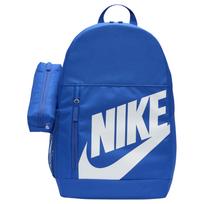 Nike Elemental 20L Brand Logo Versatile Polyester Backpack Kids backpack Blue DR6084-480 Blue blue