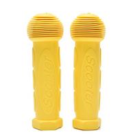 New 1 Pair Rubber Skateboard Scooter Handlebar Grips Children Bike Bicycle Grip rožinė raudona spalva