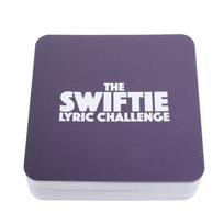 1 Box Music Party Games Lyrics Challenge Card Game Music Trivia Card Game for Family Parties and Game Nights gray