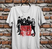 Faster Pussycat Band T-Shirt Taime Downe Wake Me When It Over XL black