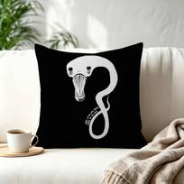 Singer Billie Eilish Pillow Gift Home Office Decoration Bedroom Sofa Car Cushion Cover case x 30cmx30cm(12x12Inch) white