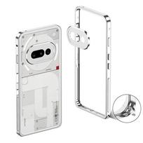 Case For Nothing Phone 3a Pro Phone3 3 A Cooling Aluminium Alloy Metal Border Medium Frame Cover With Camera Protection Shell For Phone 3a white