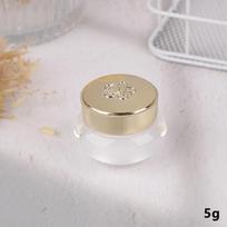 5/10/20G Tušti kremo indeliai Daugkartinio pildymo buteliai Kelioniniai kremo indeliai Makiažo indeliai Lengvi prabangūs odos priežiūros įrankiai B1 beige