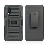 Taikomas Samsung XCoverPro1 mobiliojo telefono dėklas TPU + PC žiedo laikiklis apsauginis dėklas Amazon Samsung XCover Pro juoda