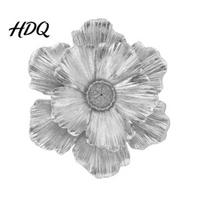 3D Flower Wall Art Resin Decoration Modern Floral Sculpture Living Room Hanging Ornament for Room Home Office beige