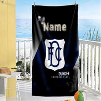 Dundee Fc Crest Customize Text Beach Towel High Absorbency & Quick-Dry Suitable for Sports Travel Swimming Yoga Bathroom Beach And Pool 70cmx140cm(27x55inch) white
