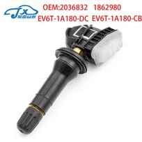 TPMS Tyre Pressure Sensor For Ford Focus Fiesta B-Max C-Max Kuga 1862980 2036832 EV6T-1A180-DC EV6T-1A180-CB TPMS 1PC black